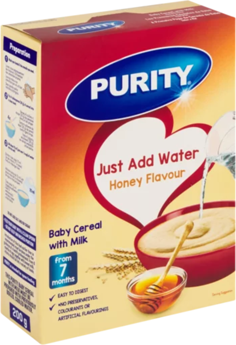 Purity Cereal 200g Honey (for 7 months)