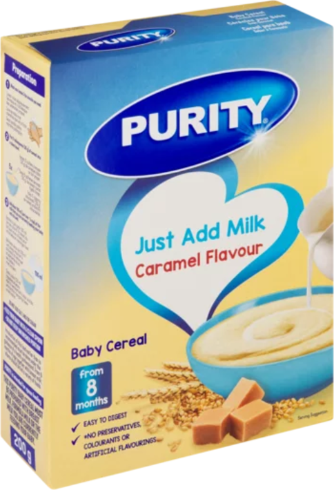 Purity Cereal 200g Caramel (for 8 months)