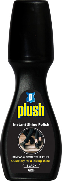 Plush Liquid Polish Instant Shine 75ml Black
