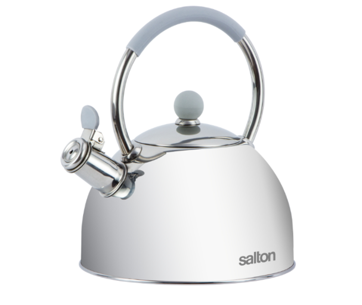 Salton Whistling Stove Top Kettle Silver