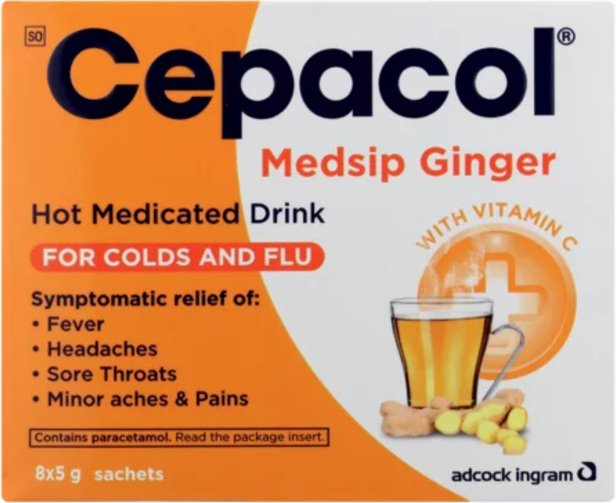 Cepacol Medsip Ginger 8x5g