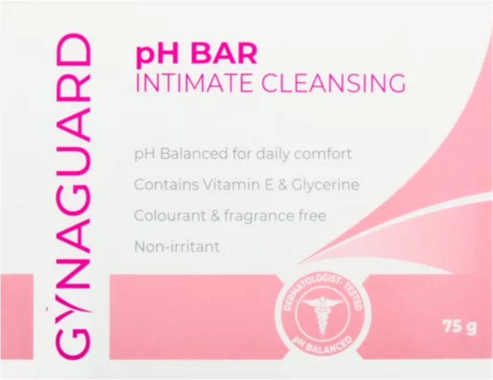 Gynaguard pH Balanced Soap bar 75g