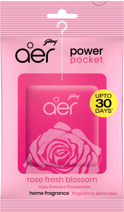 Godrej Aer Power Pocket Rose Fresh Blossom 10g