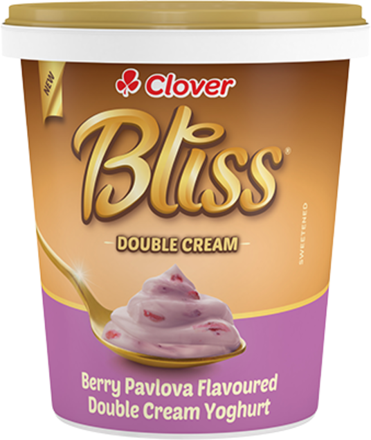 Clover Bliss Double Cream Yoghurt 1kg Berry Pavlova