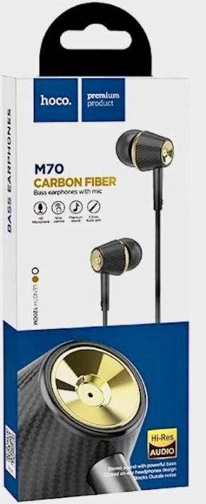 M70 Earphone with Aux Black