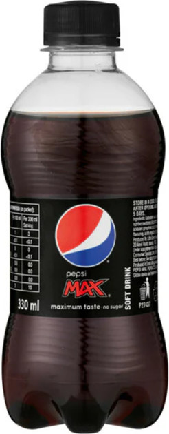 Pepsi Max Zero Sugar 330ml 