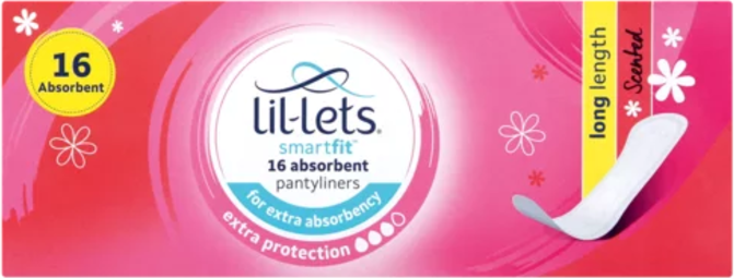 Lil-Lets Liners 16's Scented