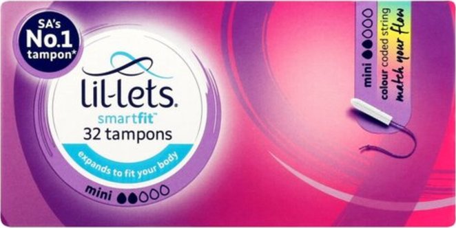 Lil-Lets Smartfit Mini Non-Applicator Tampons 32 Pack
