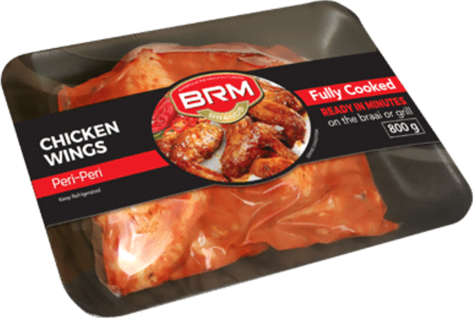 BRM Chicken Wings -Peri Peri 800G	