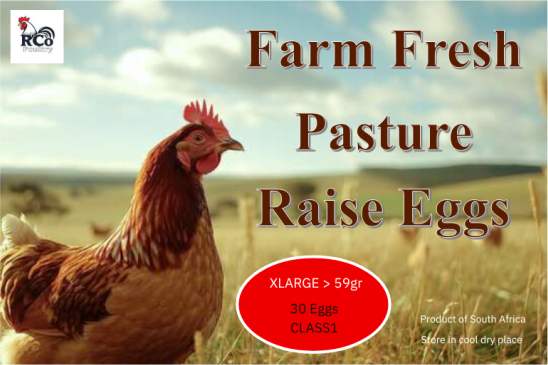 Farm Fresh Free Range Eggs - 30 XL