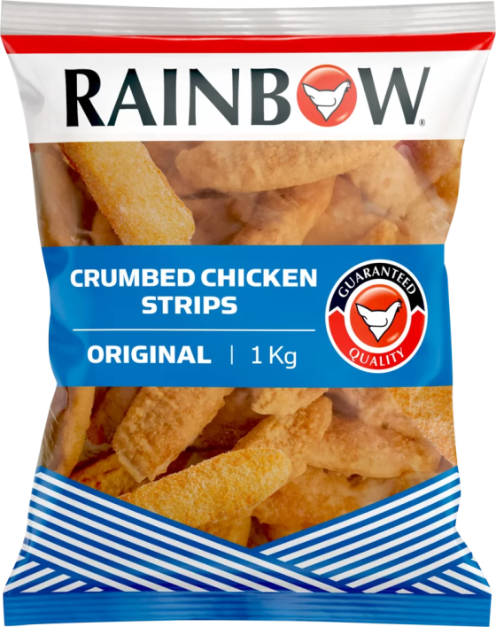 Rainbow Frozen Original Crumbed Chicken Strips 1kg