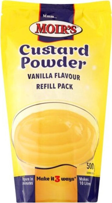 Moir's Vanilla Flavoured Custard Powder Refill Pack 500g