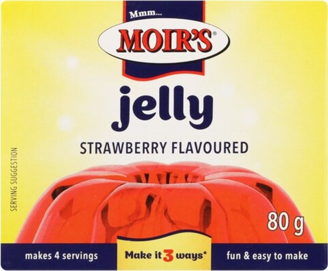 Moir's Strawberry Jelly 80g