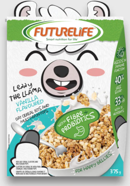 Futurelife Kids Crunch Kids Oat Cereal Bits And Multigrain Pops - Vanilla 375g(BB February 2026)