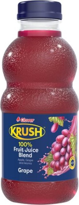 Clover Krush Fruit Juice Blend 100% Red Grape 500ml