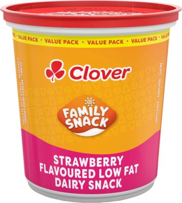 Clover Family Strawberry Dairy Snack Yoghurt 900g