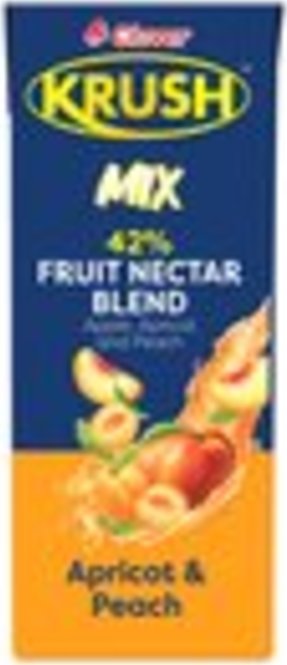 Clover Krush UHT Apricot & Peach Fruit Juice Blend 200ml
