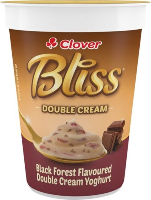 Clover Bliss Black Forest Double Cream Yoghurt 150g