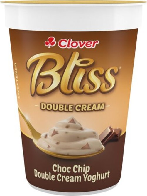 Clover Bliss Choc Chip Double Cream Yoghurt 150g