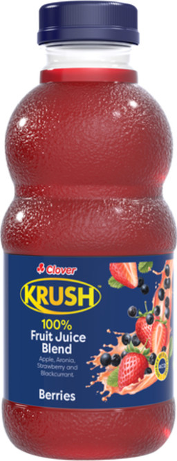 Clover Krush 100% Fruit Juice Blend 500ml Berries
