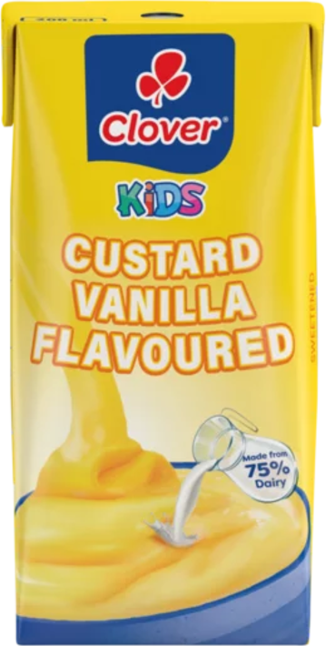 Clover Kids Vanilla Flavoured Custard 200ml