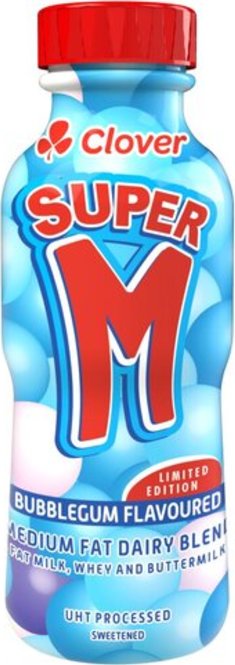Clover Super M Flavoured Milk 300ml Bubblegum (Limited Edition)