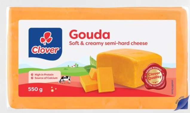 Clover Gouda Cheese Value Pack 550g