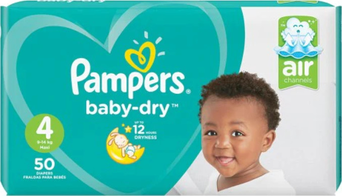 Pampers Active Baby Maxi Value Pack 50