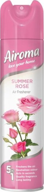 Airoma Summer Rose Air Freshener Aerosol 210ml
