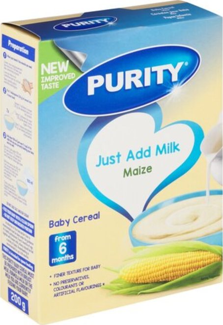 Purity Cereal 200g Maize (from 6 months)