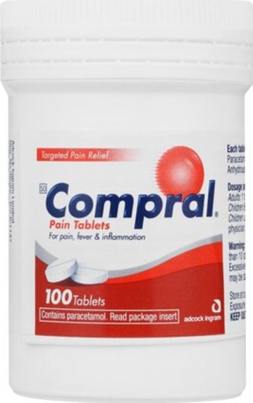 Compral Pain Tabs 100's