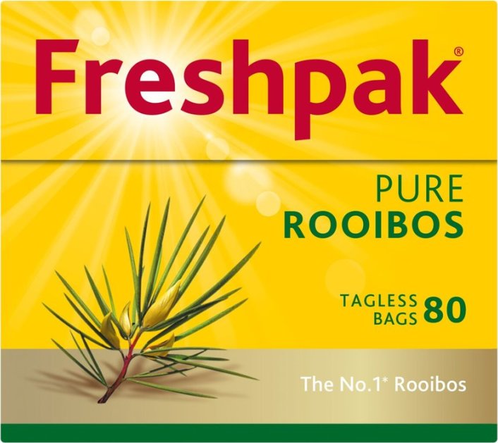 FreshPak Pure Rooibos Tea Tagless Teabags 80s