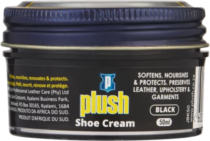 Plush Shoe Cream Black 50ml