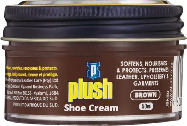 Plush Shoe Cream Brown 50ml