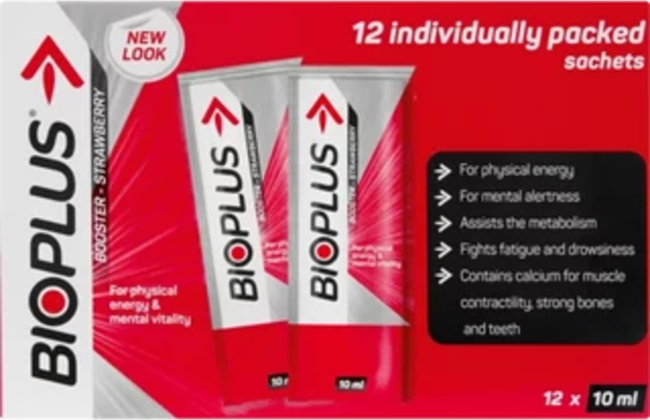 Bioplus Booster Strawberry Sachets (12 x 10ml)