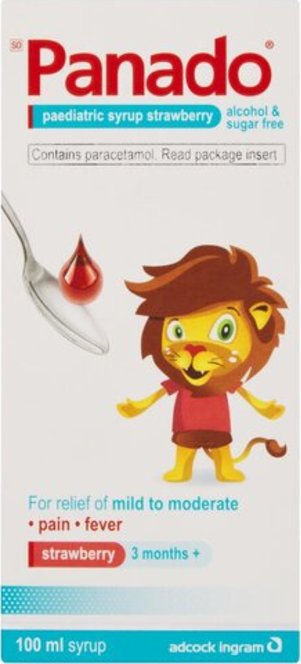 Panado Paediatric Syrup Strawberry 100ml
