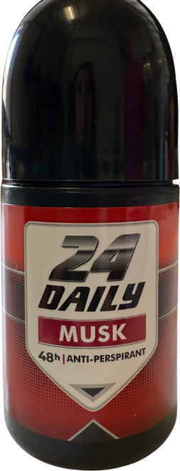 24 daily Musk Anti-perspirant 48 hour Roll On 45 ml	