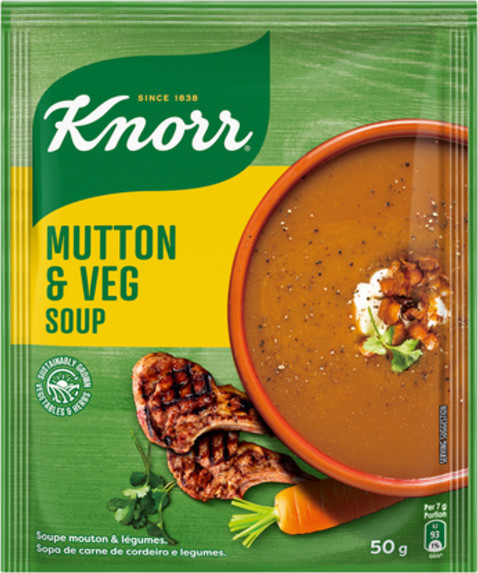Knorr Mutton & Vegetable Thickening Soup 50g 