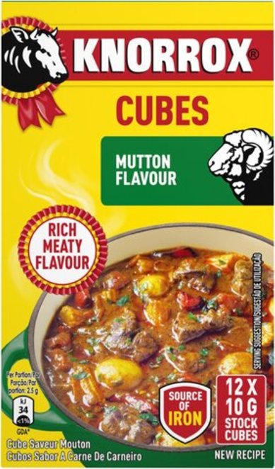 Knorrox Mutton Stock Cubes 12 x 10g