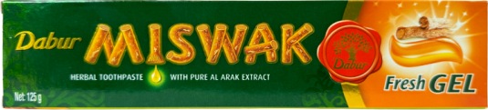 Dabur Miswak Herbal Toothpaste Al Arak Extract Fresh Herbal 125g