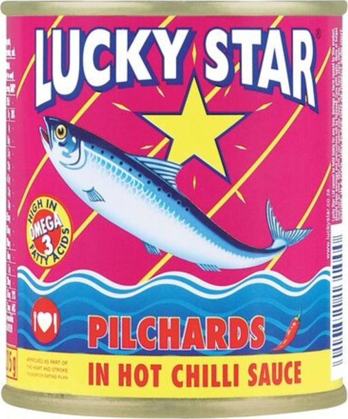 Lucky Star Pilchards in Hot Chilli Sauce 215g