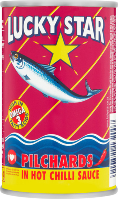 Lucky Star Pilchards in Hot Chilli Sauce 155g