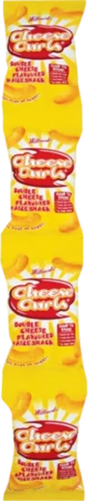 Willards Cheese Curls 4 x 16G