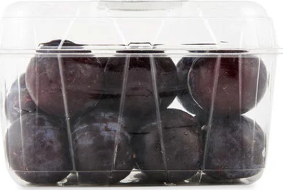 Plums Black Punnet 600g