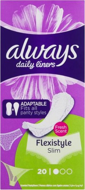 Always Liners Light Scented 20s