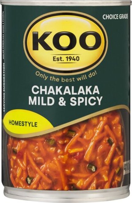 Koo Mild & Spicy Chakalaka 410g