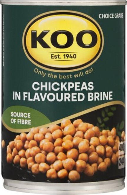 Koo Chick Peas In Flavoured Brine 400g