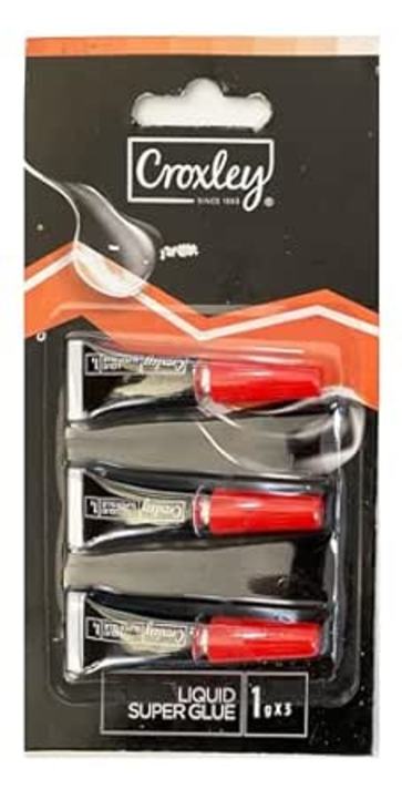 Croxley Super Glue Gel 1g Pack of 3 carded