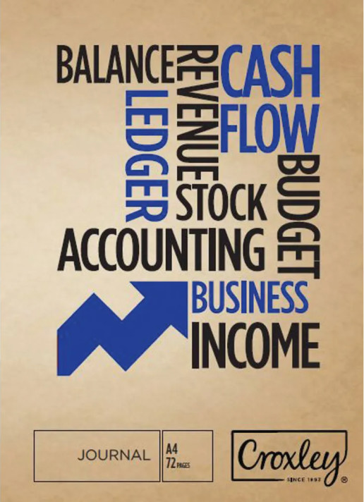 Croxley Accounting Exercise Book A4 72 page - Journal