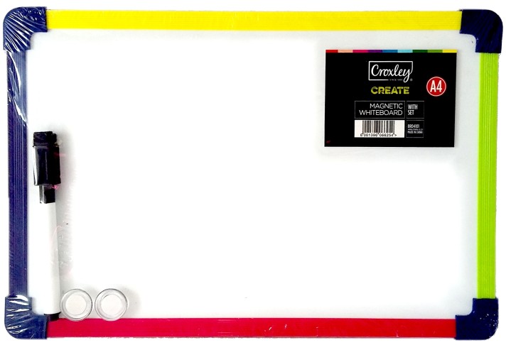 Croxley A4 Magnetic Whiteboard set